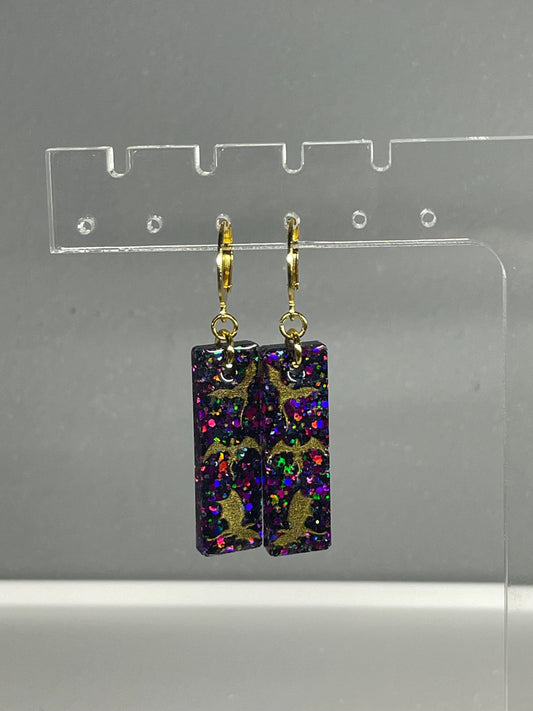 Dazzling Dragons Huggies dangles