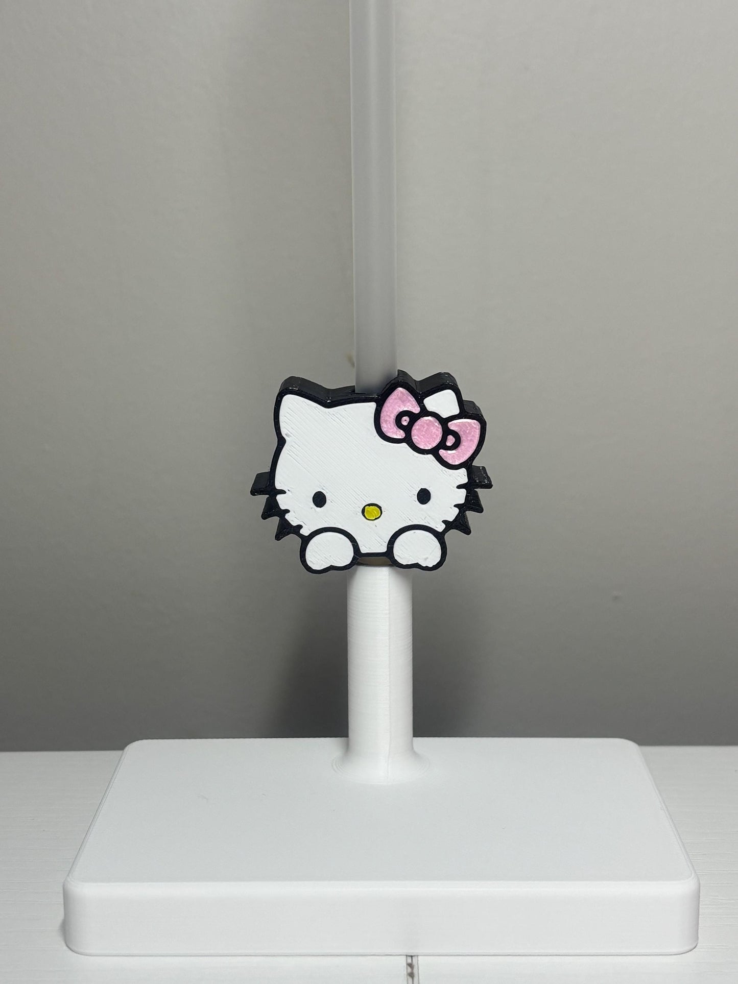 Cute Cat straw topper