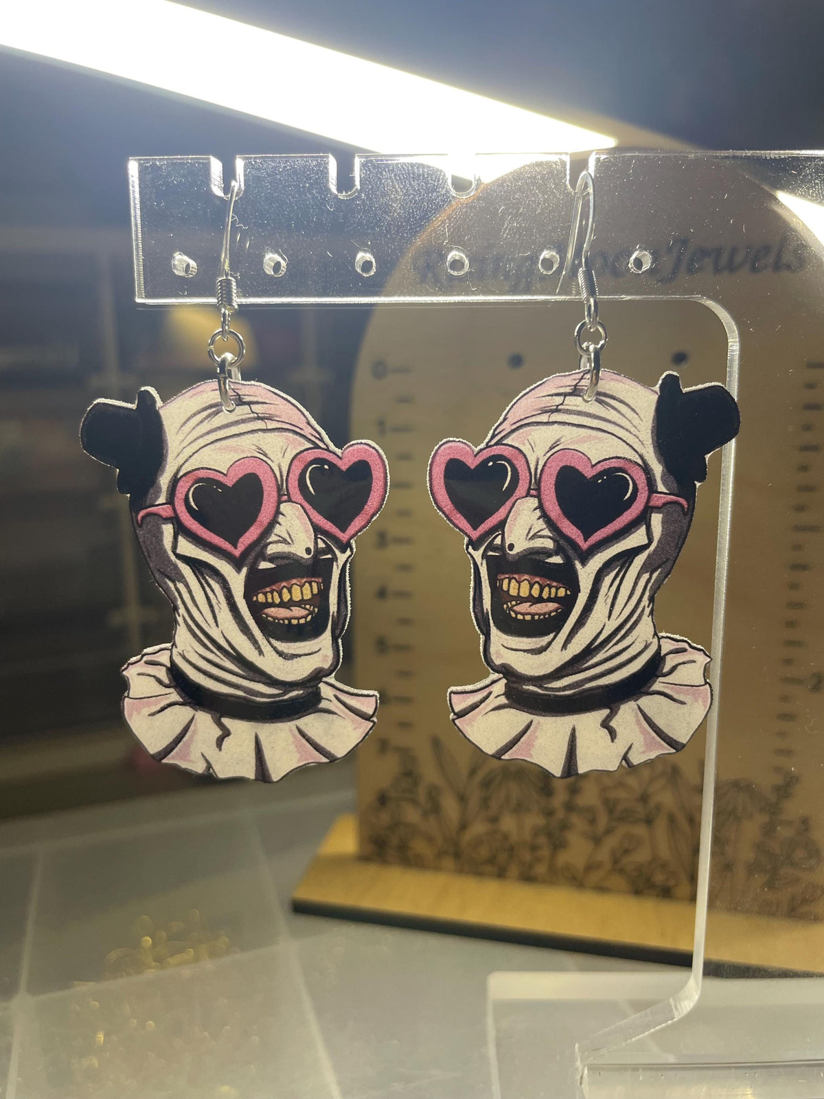Art the Clown Earrings | Horror Earrings | Creepy Clown Jewelry | Horror Fan Gift | Halloween Jewelry