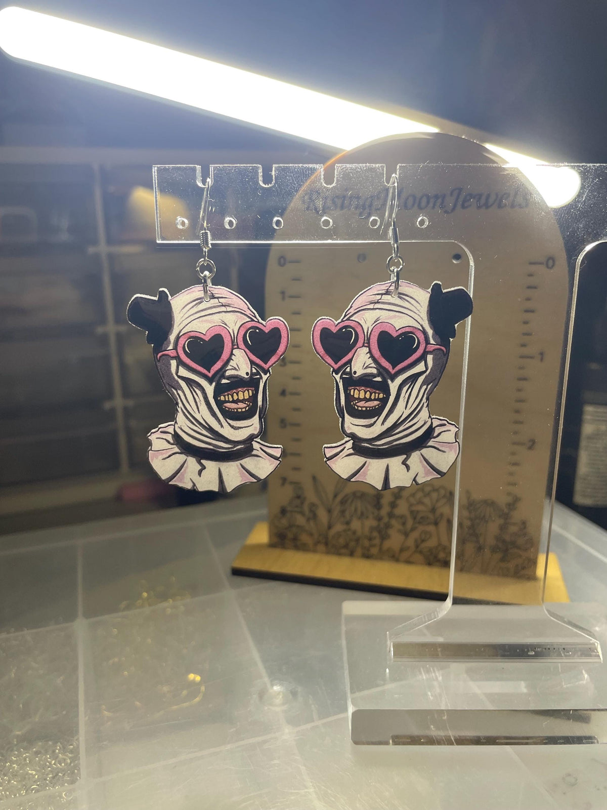 Art the Clown Earrings | Horror Earrings | Creepy Clown Jewelry | Horror Fan Gift | Halloween Jewelry