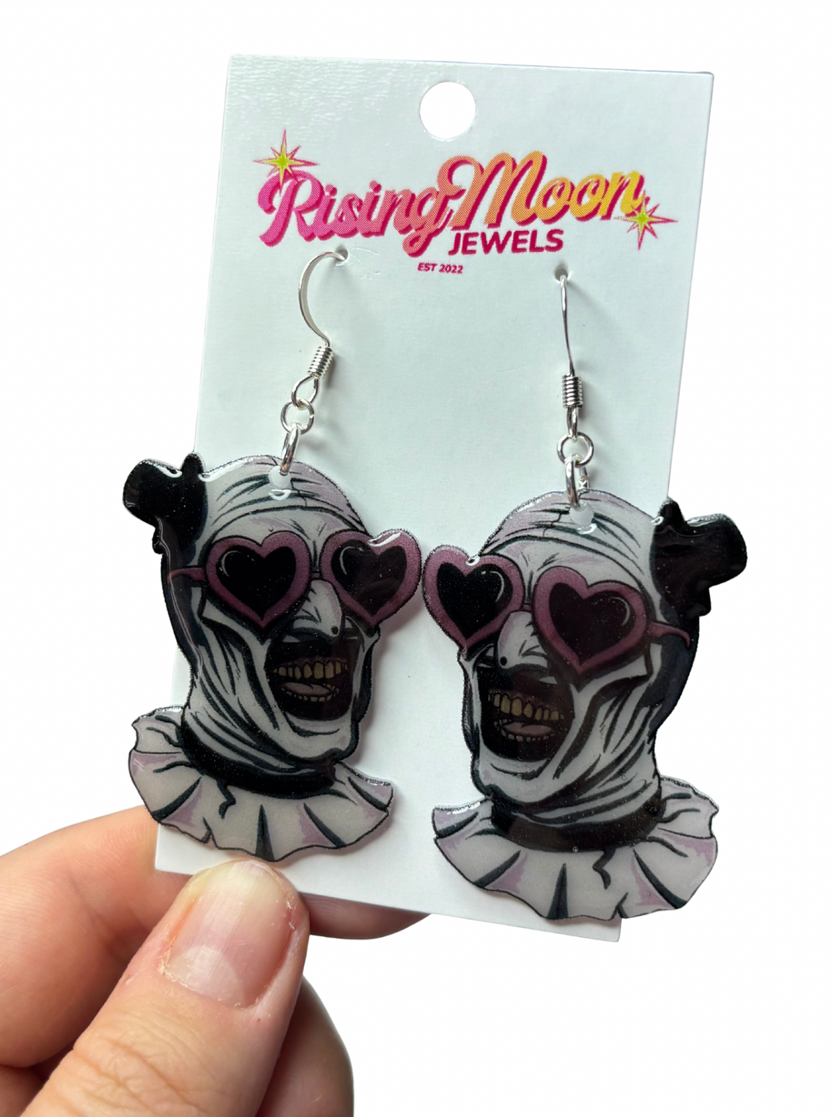 Art the Clown Earrings | Horror Earrings | Creepy Clown Jewelry | Horror Fan Gift | Halloween Jewelry
